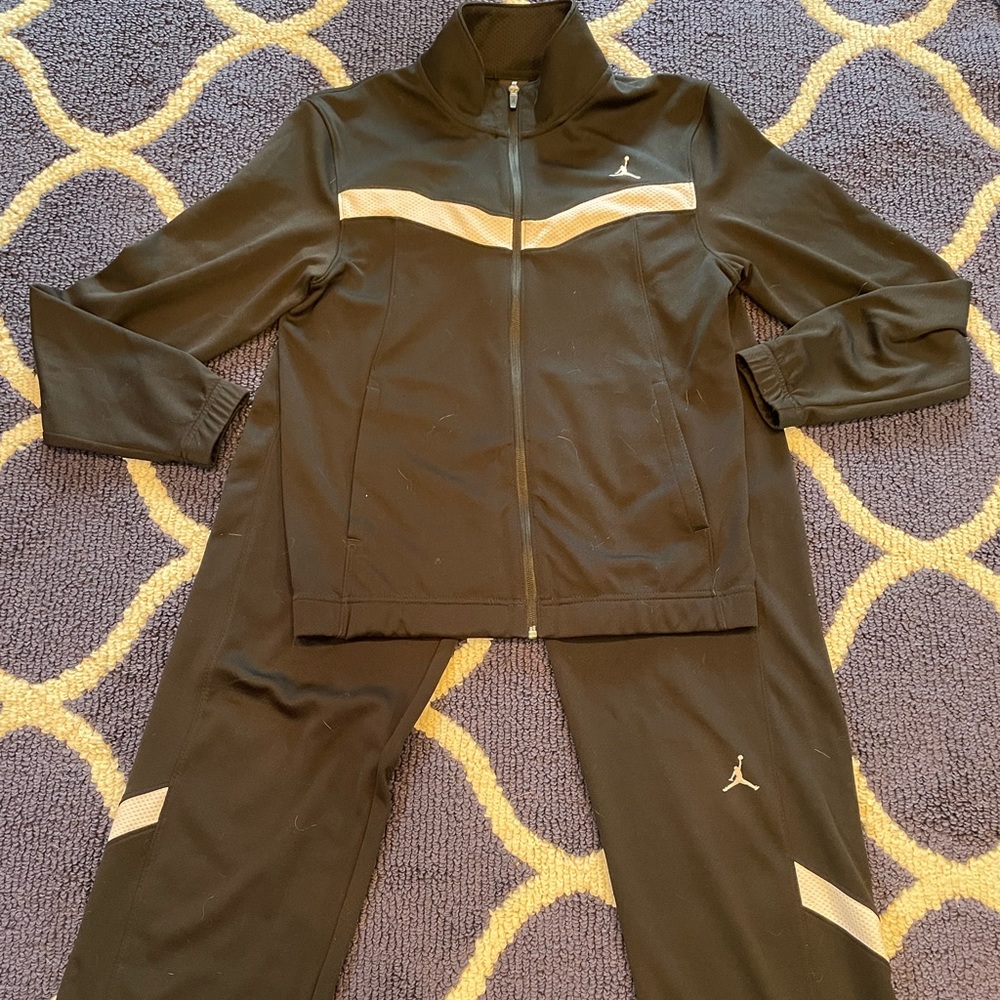Men's Nike Dri-Fit Basketball Air Jordan Warm Up Set Jackets Pants